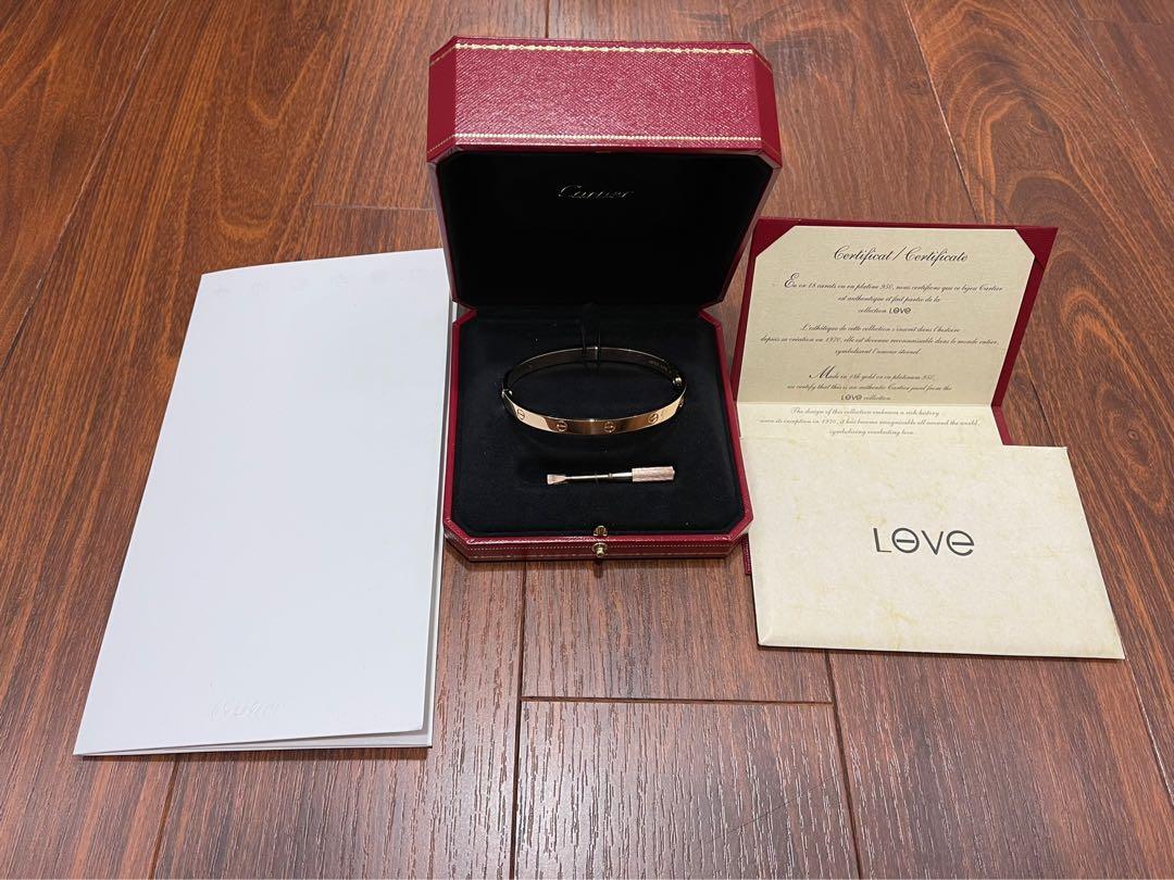 Cartier Love Bracelet Rose Gold Luxury Accessories On Carousell Cartier Love Bracelet Rose Gold Luxury Accessories On Carousell