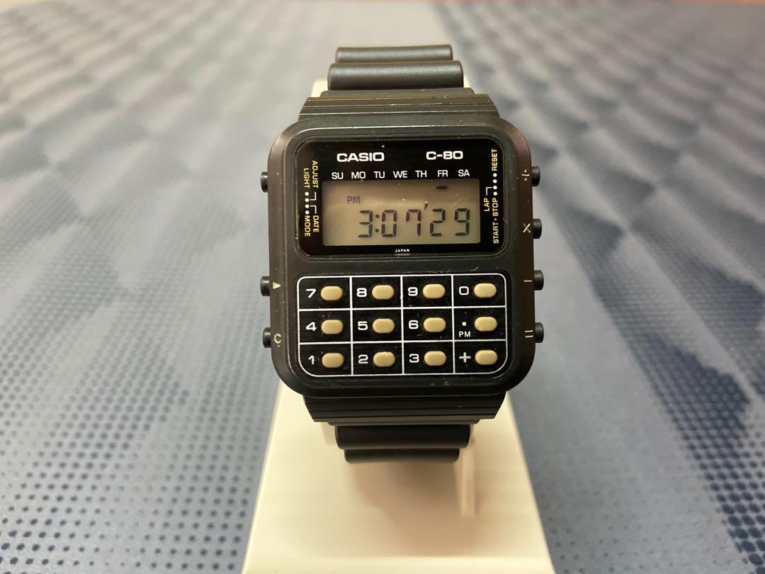 Casio calculator watch 2025 80s