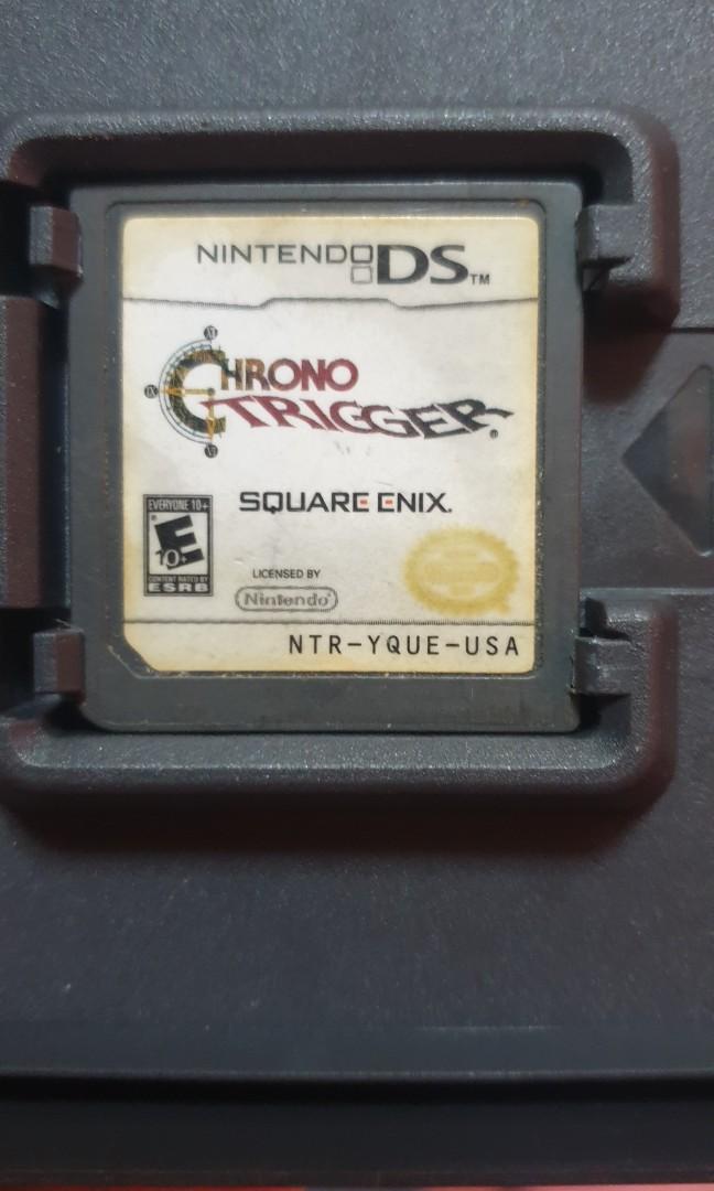 Chrono Trigger (Nintendo ds) (Category: Nintendo) located in Quezon City. Submitted by itemsforadoption (Listing ID 1080513658, Image 3). Description: Rfs: Its still quarantine and I'm decluttering a lot of my purchases. Been impulse buying a lot. In a way I'm buying and selling Step back into nostalgia, embark on an epic journey once more! And play one of the games that defined the genre. Game is in okay condition no trouble running but has some
