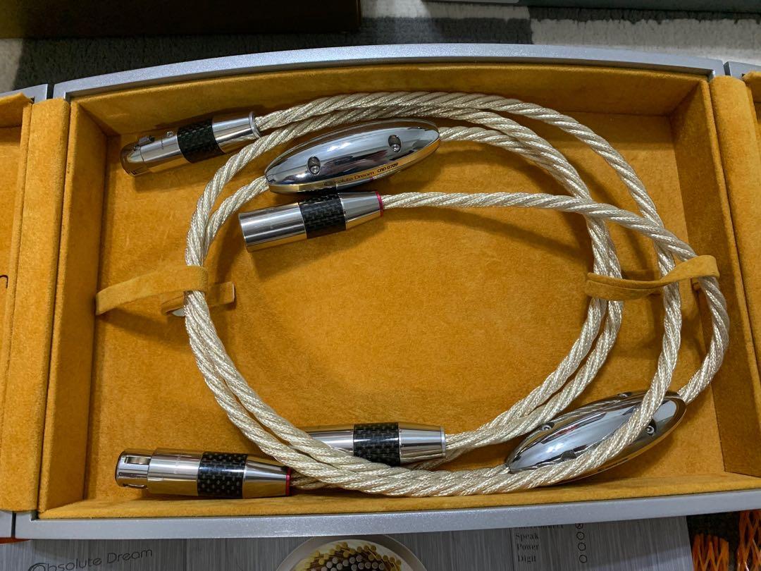Crystal Cable Absolute Dream Speaker Cable, Interconnect, and