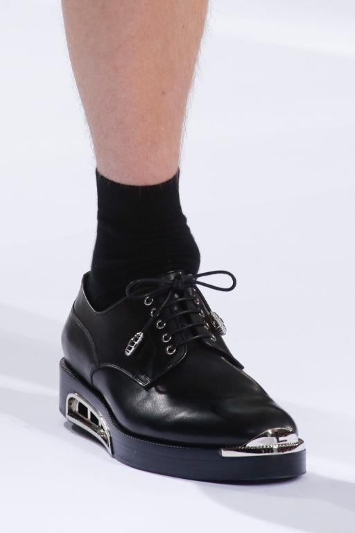 DIOR HOMME SPRING 2014 RUNWAY METAL CAP DERBY SHOE Luxury Sneakers Footwear on Carousell
