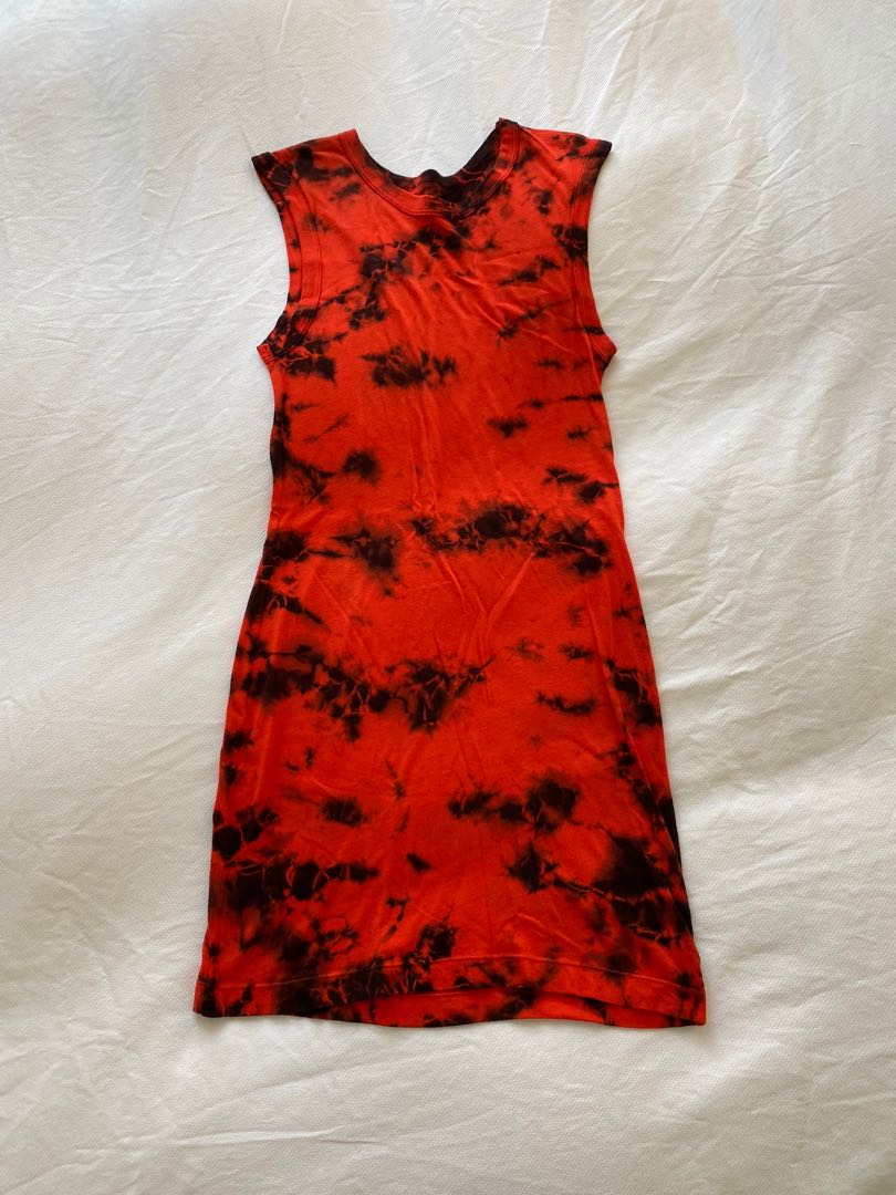 Enza costa tie dye dress Women s Fashion Tops Sleeveless on Carousell