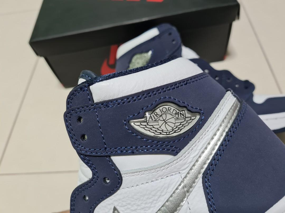 EU38/UK5 Air Jordan 1 Midnight Navy Co Jp, Women's Fashion, Footwear,  Sneakers on Carousell