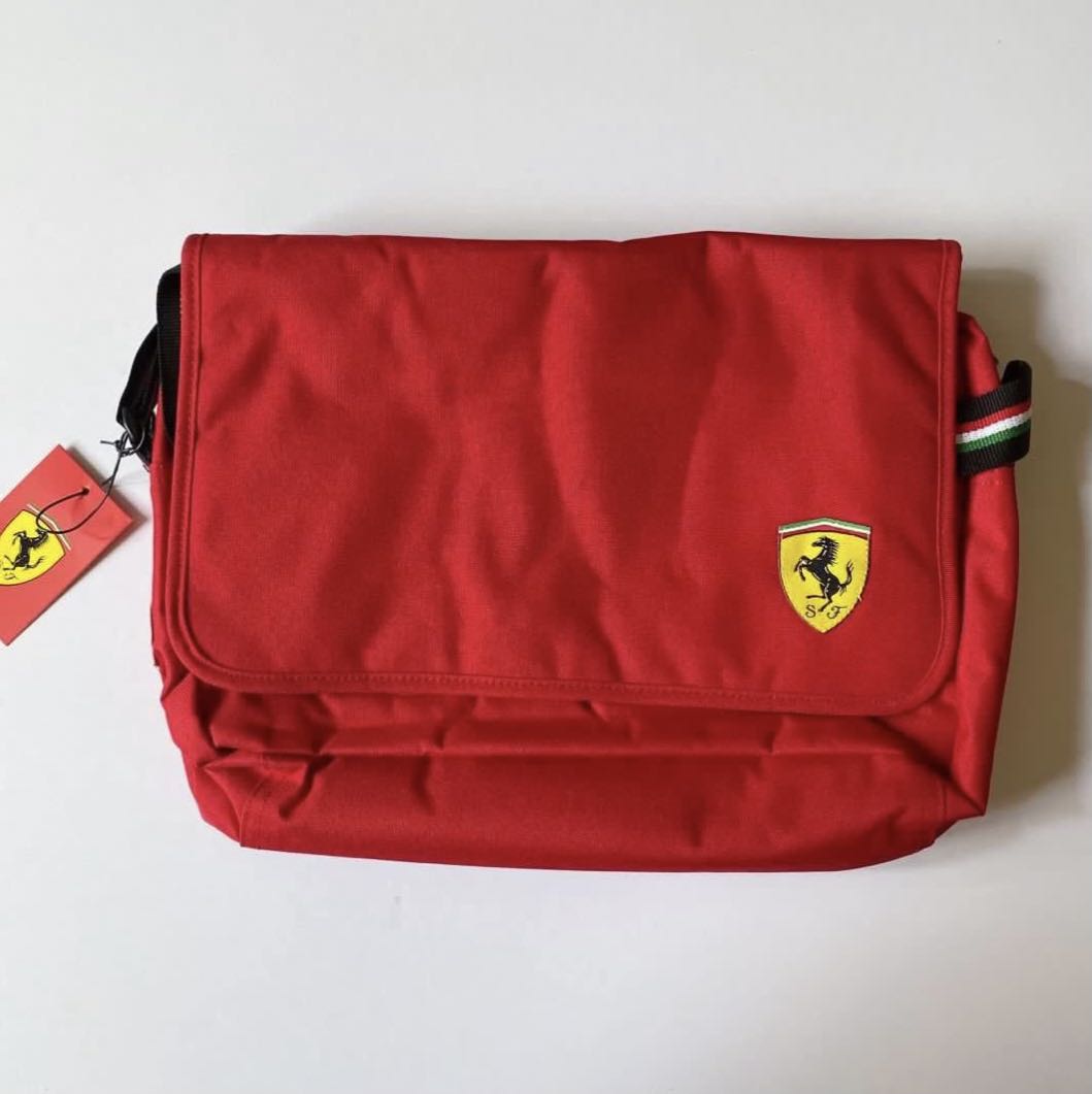 Ferrari Messenger Bag, Men's Fashion, Bags, Sling Bags on Carousell