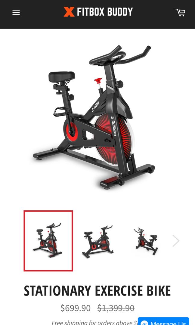 Fitbox exercise bike cheap