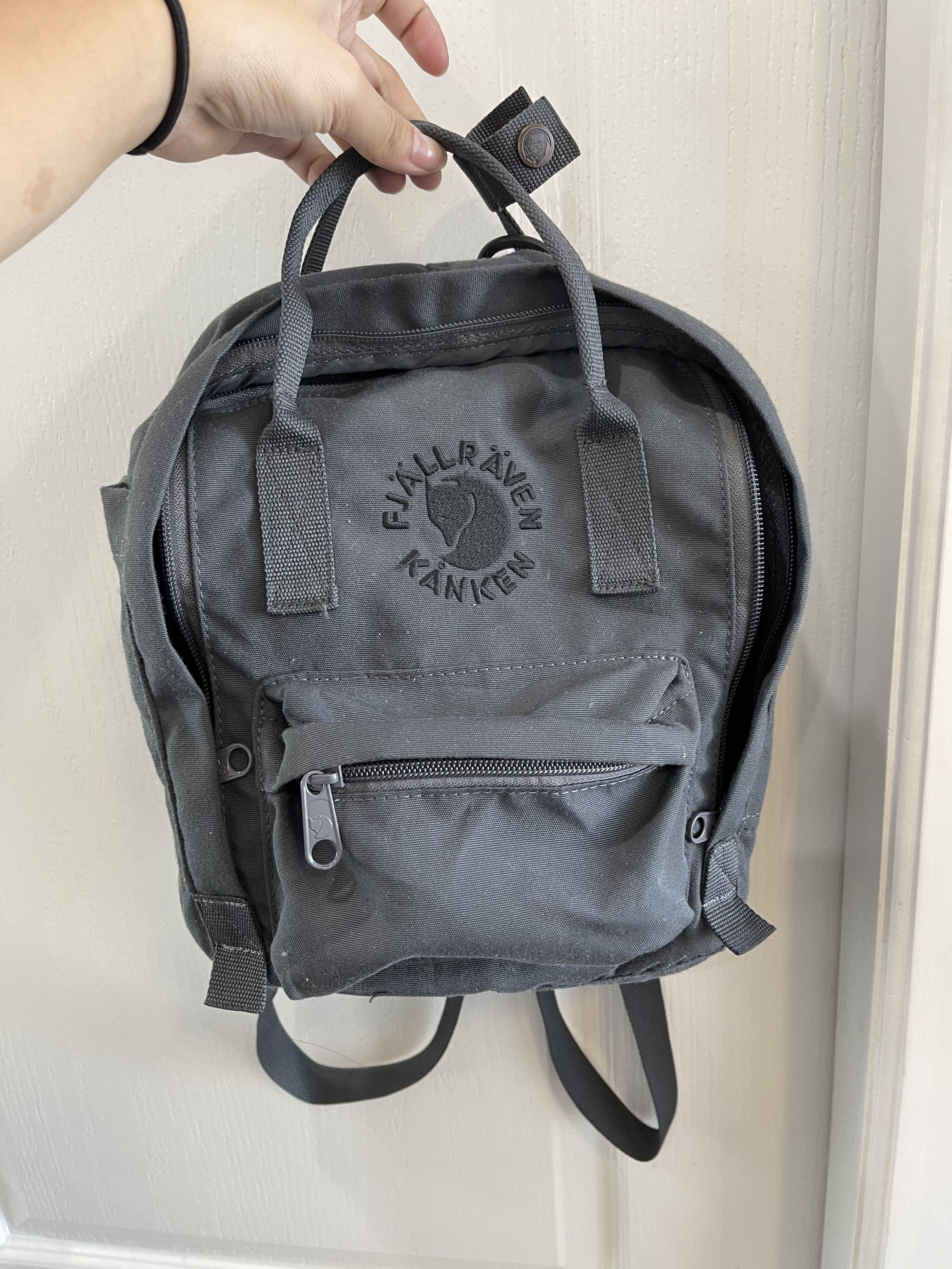 kanken mini grey