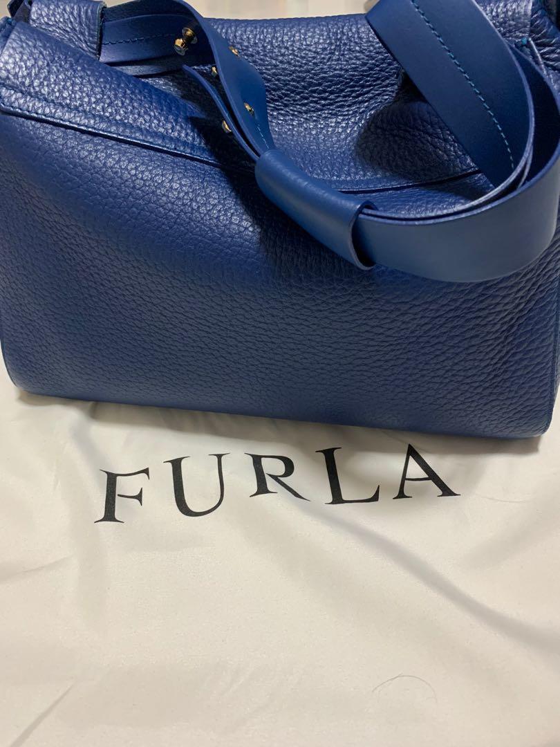 Furla Blue Handbag Luxury Bags Wallets On Carousell