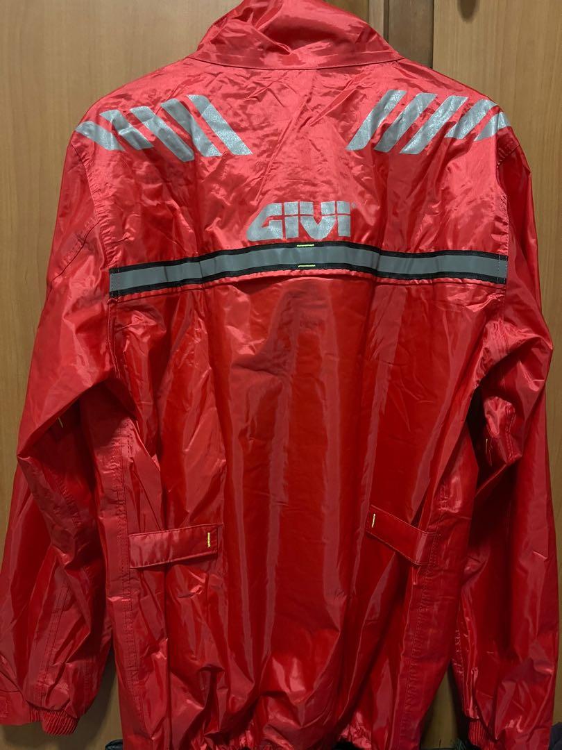 GIVI Raincoat RRS04 Red Motorcycles Motorcycle Apparel on Carousell