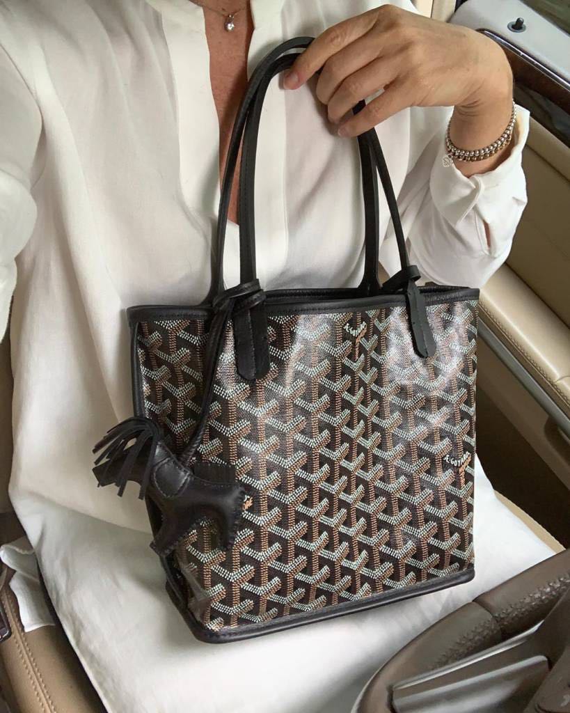 Goyard anjou tote mini price deals