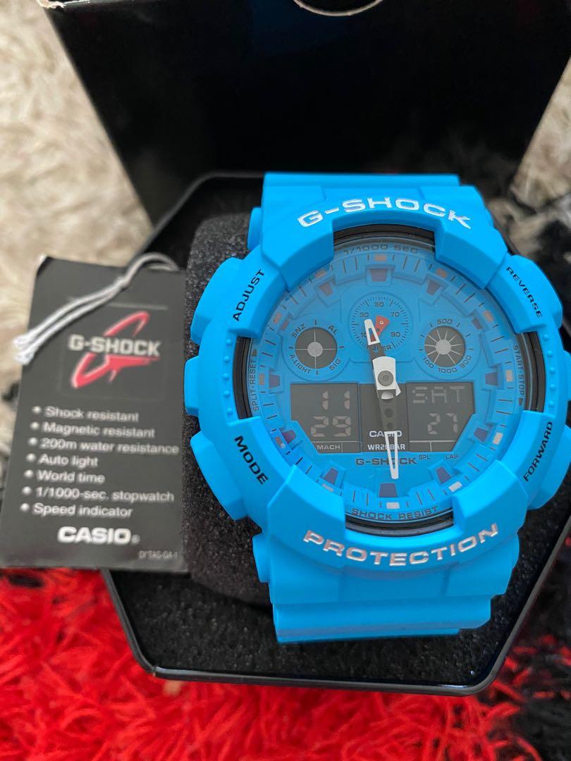 G shock GA 100RS 2ADR smuff GA 100A 9ADR bumblebee Men s