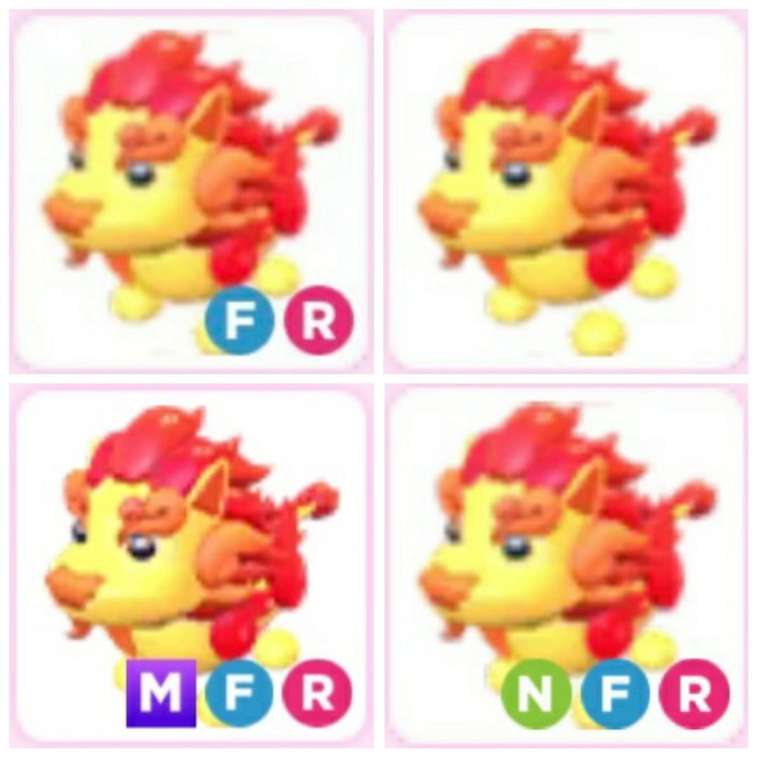 Guardian Lion Norm Neon MFR Adopt me pet Roblox, Video Gaming, Gaming