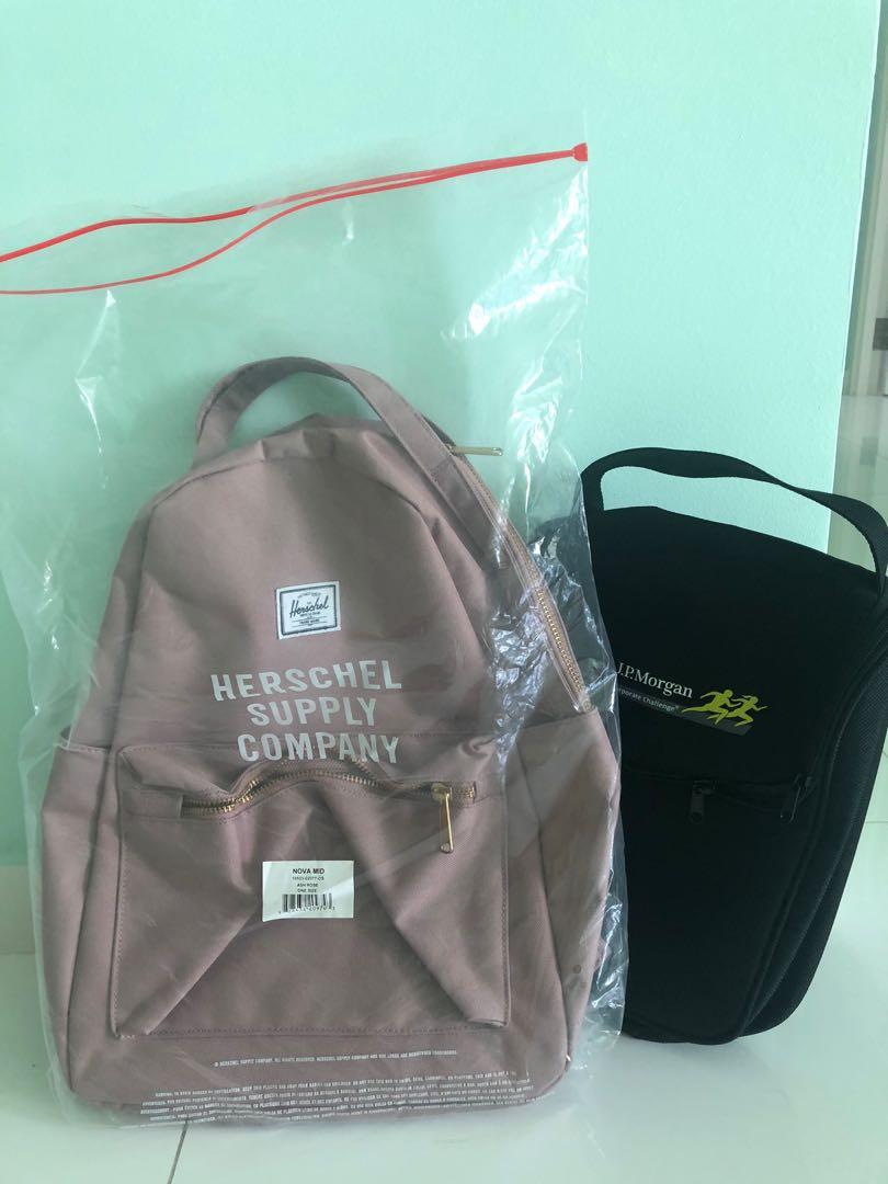 Herschel Nova Mid Volume Ash Rose OS Women s Fashion Bags Wallets Cross body Bags on Carousell