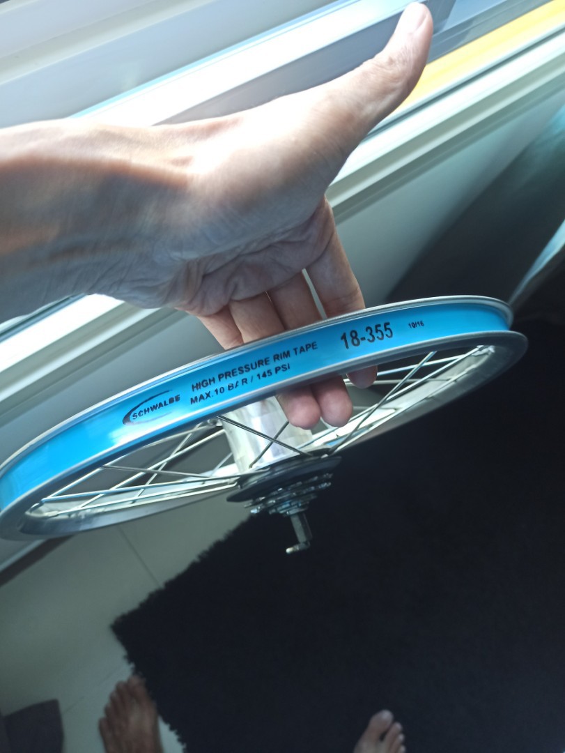 Brompton rim clearance tape