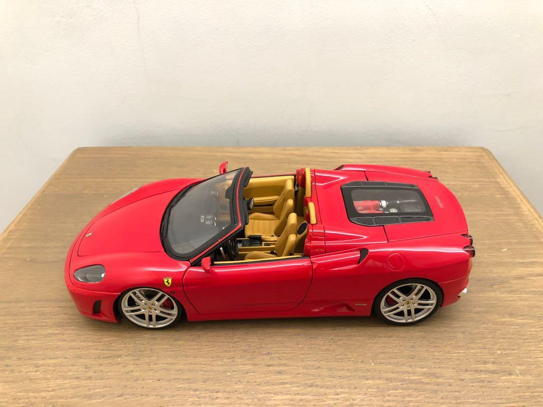 Hot Wheels Elite Ferrari F430 Spider 1:18 1/18, 興趣及遊戲, 玩具 