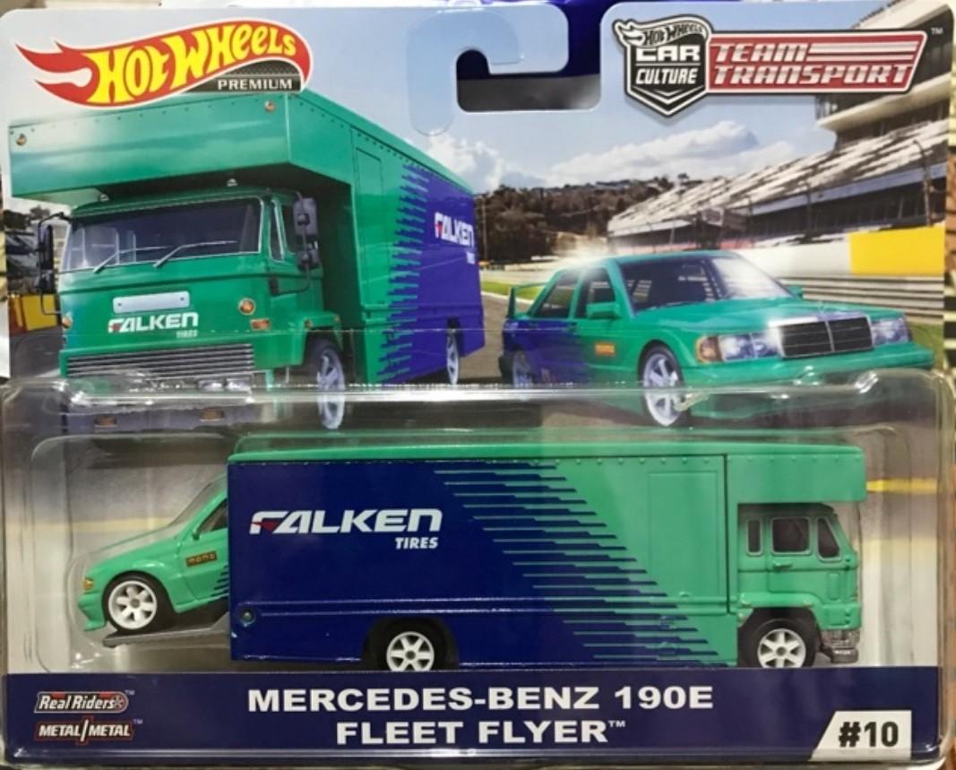 hot wheels team transport mercedes benz 190e