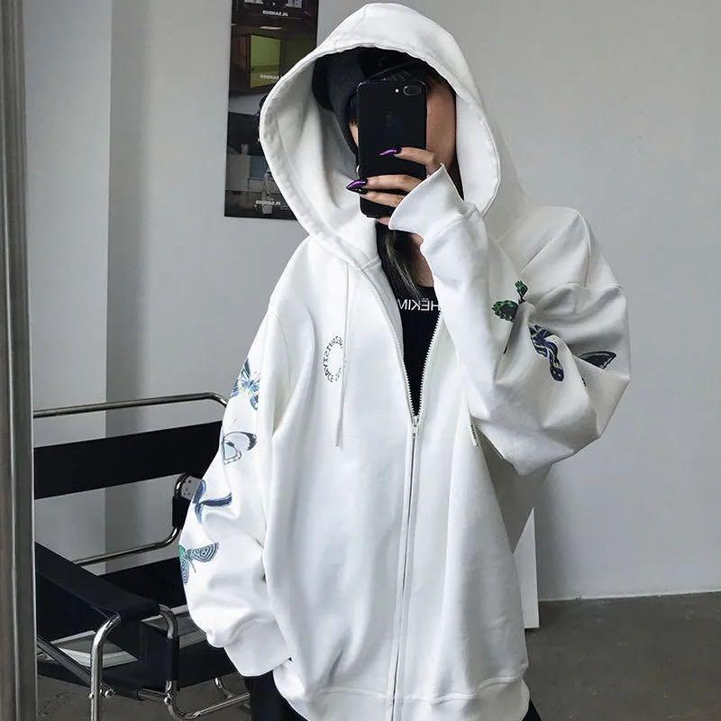 Oversized bomber jacket with hoodie hot sale