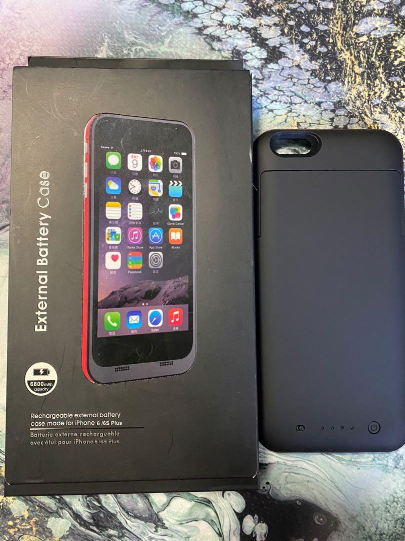 iPhone 6 Plus 6S Plus Battery Case Epuirie 6800 mAh Extended charging case Power Bank Portable Rechargeable Backup Battery Charger Case for iPhone 6
