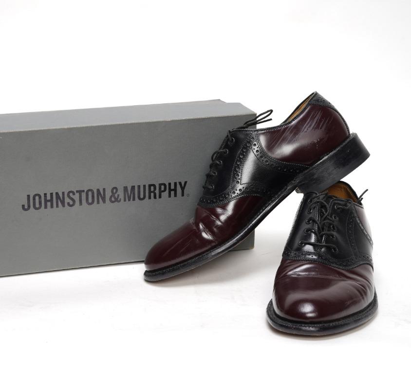 JOHNSTON MURPHY OXBLOOD OXFORDS