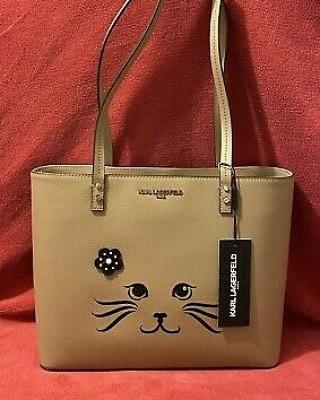 karl lagerfeld maybelle cat tote