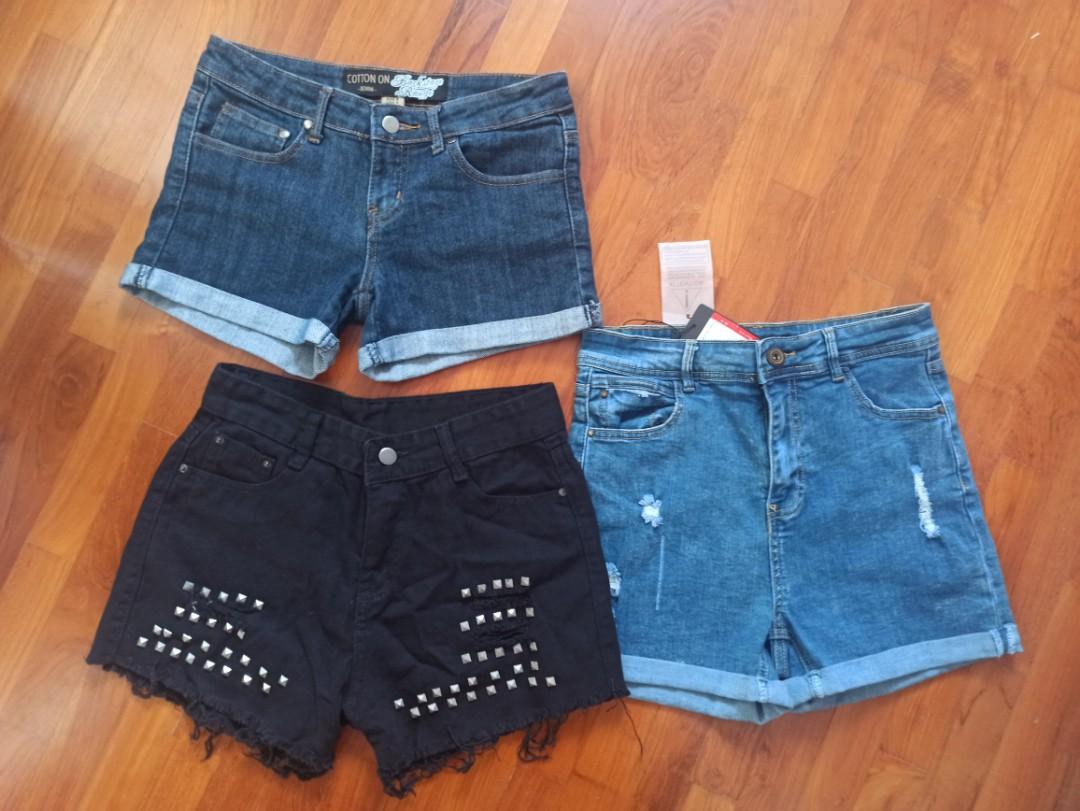 Ladies jean shorts uk Clearance