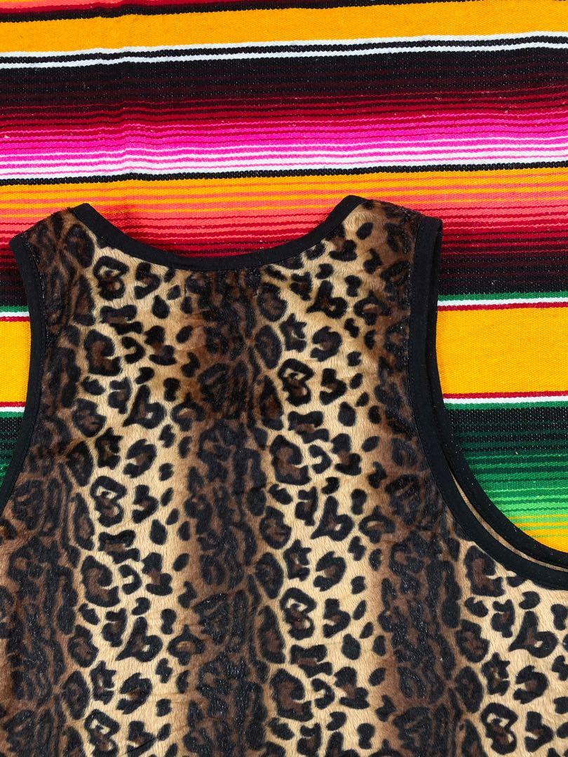leopard print singlet, Women's Fashion, Tops, Sleeveless on Carousell