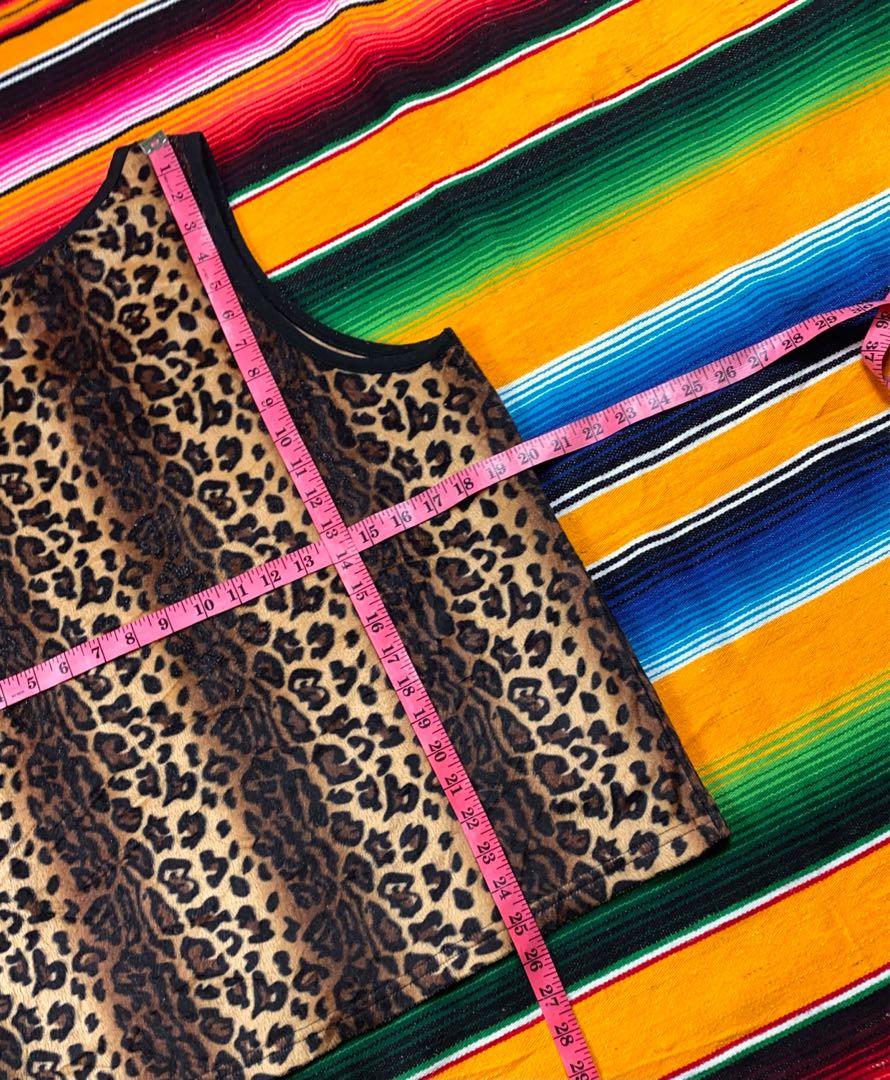 leopard print singlet, Women's Fashion, Tops, Sleeveless on Carousell