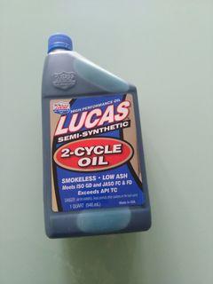 Lucas semi synthetic 2T for 2 stroke engines dirt bike atv goped chinaped