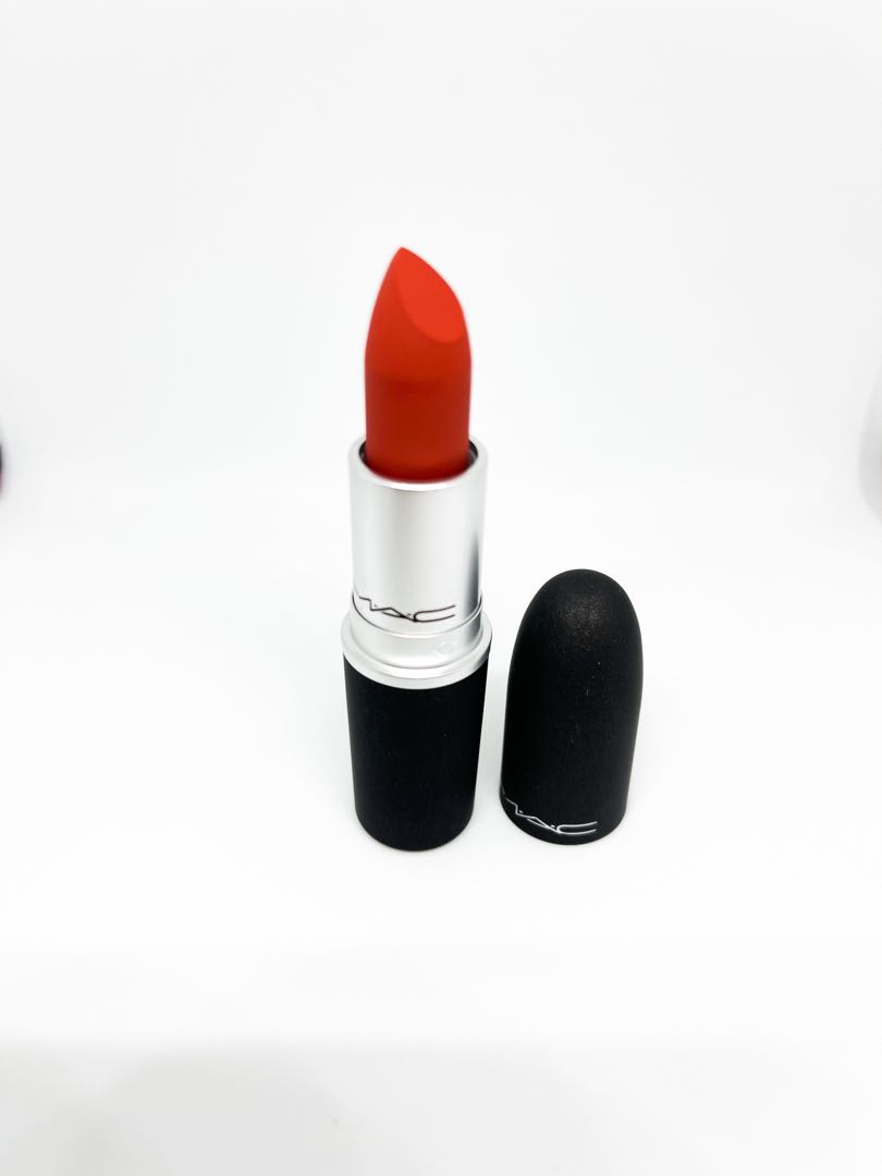 MAC Powder Kiss Lipstick (Code 316 Devoted to Chili), Beauty
