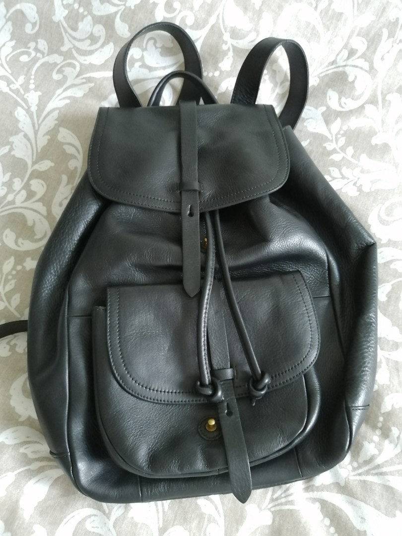 Madewell leather backpack Women s Fashion Bags Wallets Backpacks on Carousell