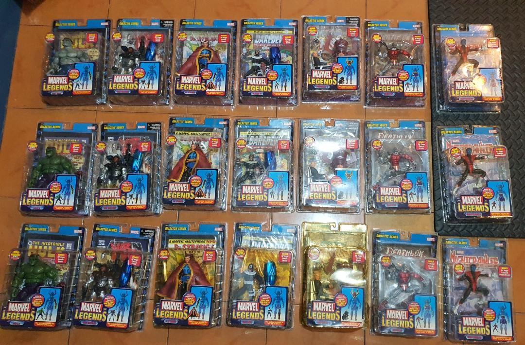 MARVEL LEGENDS RARE COLLECTION OF ACTION FIGURES EACH SOLD SEPARATELY TOY BIZ 