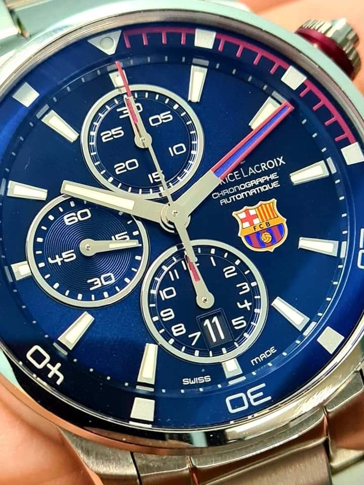 Maurice LaCroix Pontos S FC Barcelona Edition Luxury Watches on