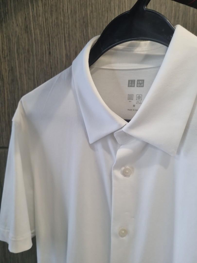Airism jersey short sleeve polo shirt Clearance