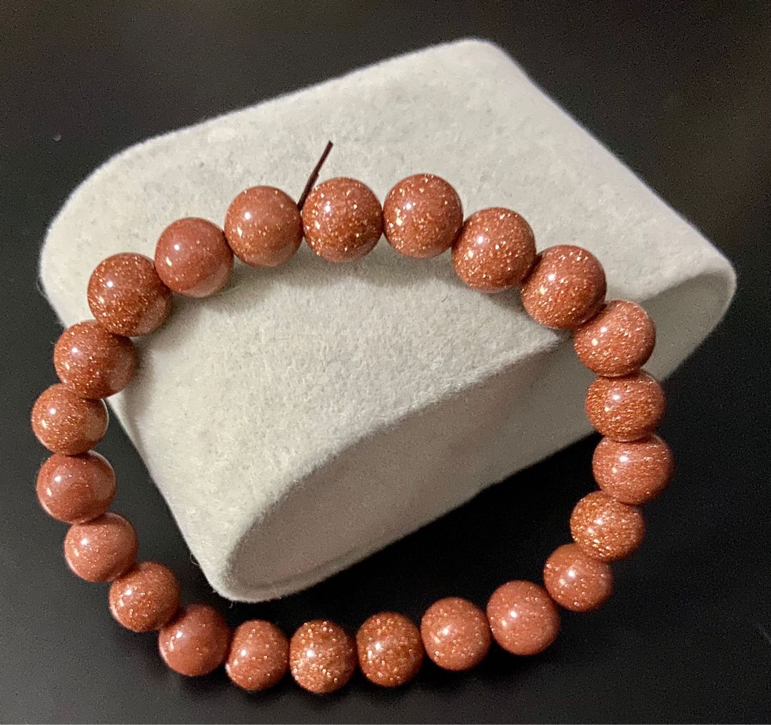 Natural Gold Sandstone Bracelet healing crystal