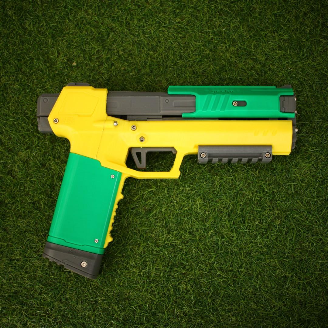 Nerf Gecko Blaster (Lizzie cyberpunk2077), Hobbies & Toys, Toys & Games