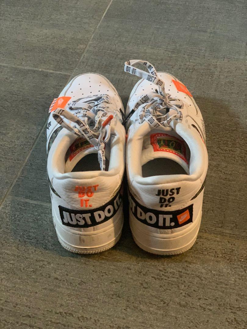 Nike Air Force 1 Premium Just Do It White Women s Fashion