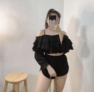 OFF SHOULDER KOREAN TOP