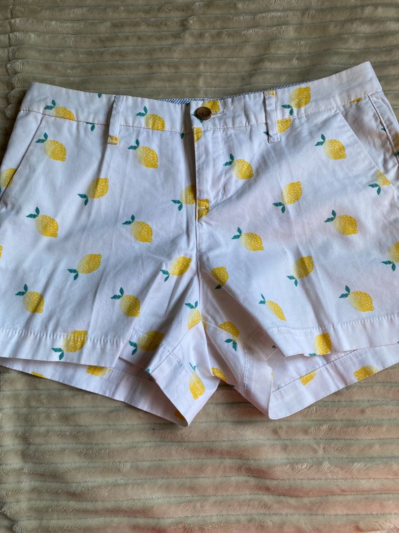 Old navy lemon shorts hot sale