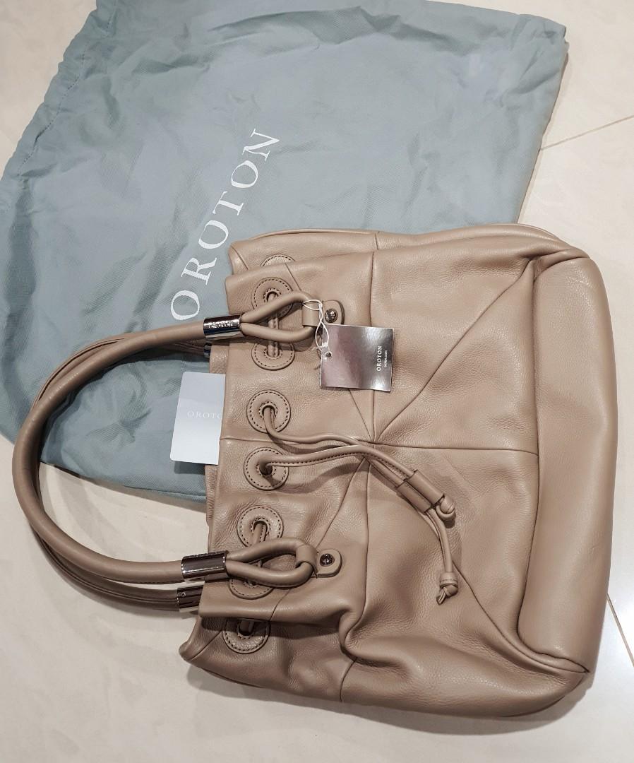 Oroton discount beige bag