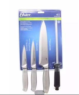 Oster Edgefield 4pcs HighQuality Stainless Steel Cutlery Knife Set