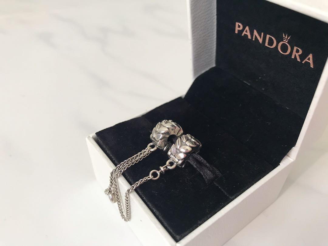 Pandora Grains of Energy Safety Chain Charm Fesyen Wanita