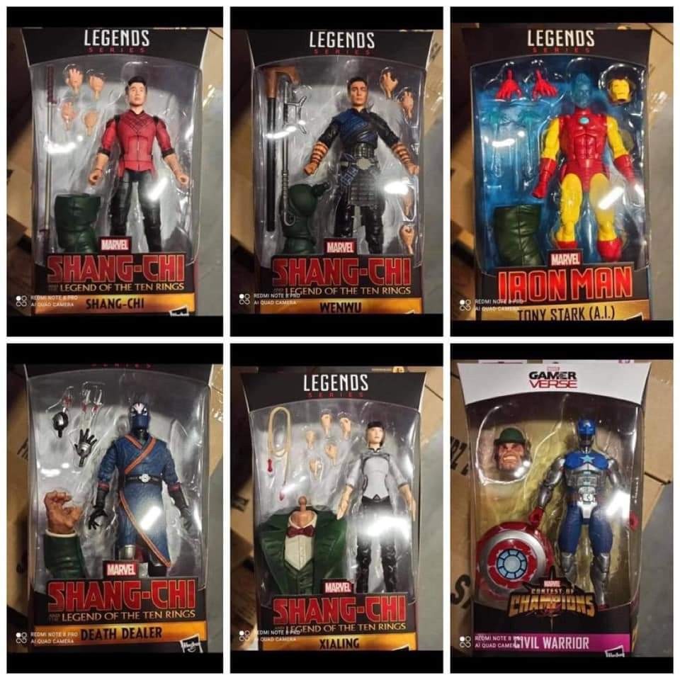 Shang-Chi Marvel Legends Wave 1 Set of 6 Figures (Marvel's Mr. Hyde BAF)