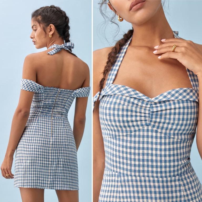 Reformation Sanford Linen Dress - in 2 prints!, , & , - Carousell