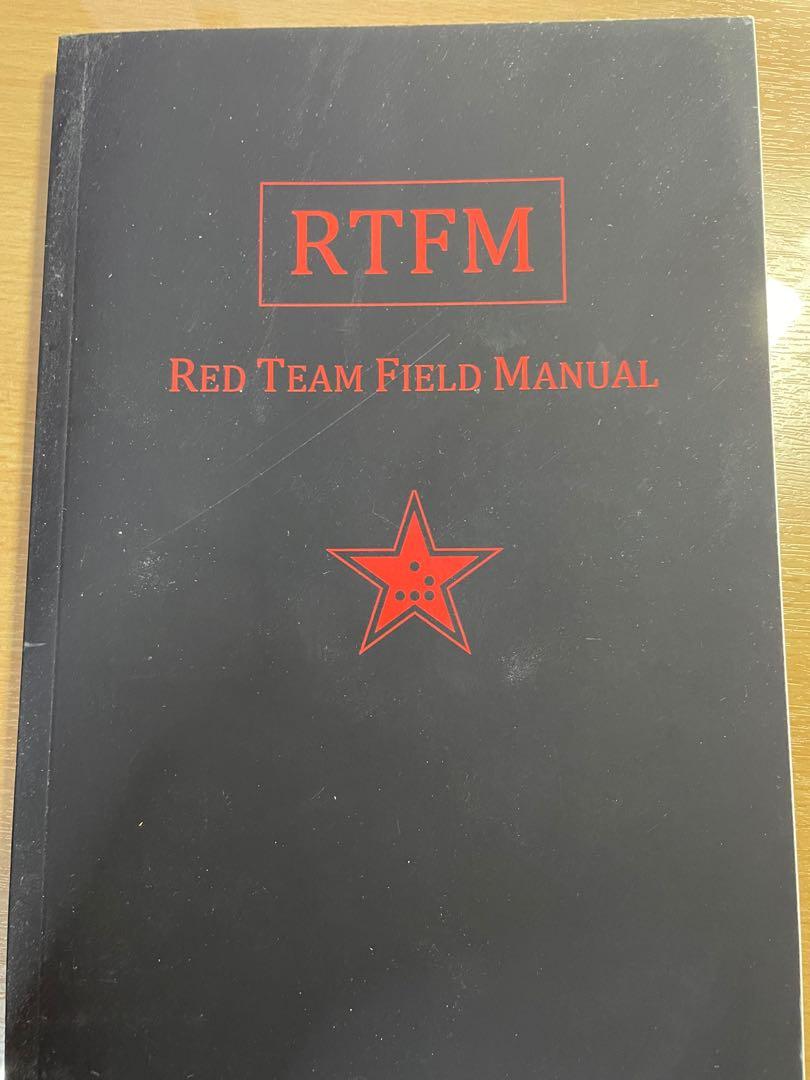 hjem Kurve opdragelse Rftm : Red Team Field Manual 1.0 Edition, Hobbies & Toys, Books &  Magazines, Fiction & Non-Fiction on Carousell