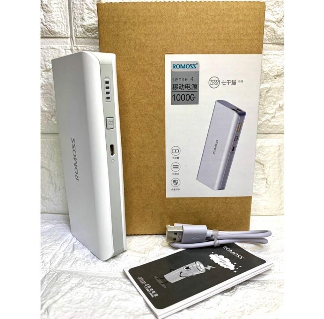ROMOSS Original sense 4 10000mAh Fast Charge Smart Power Bank ...