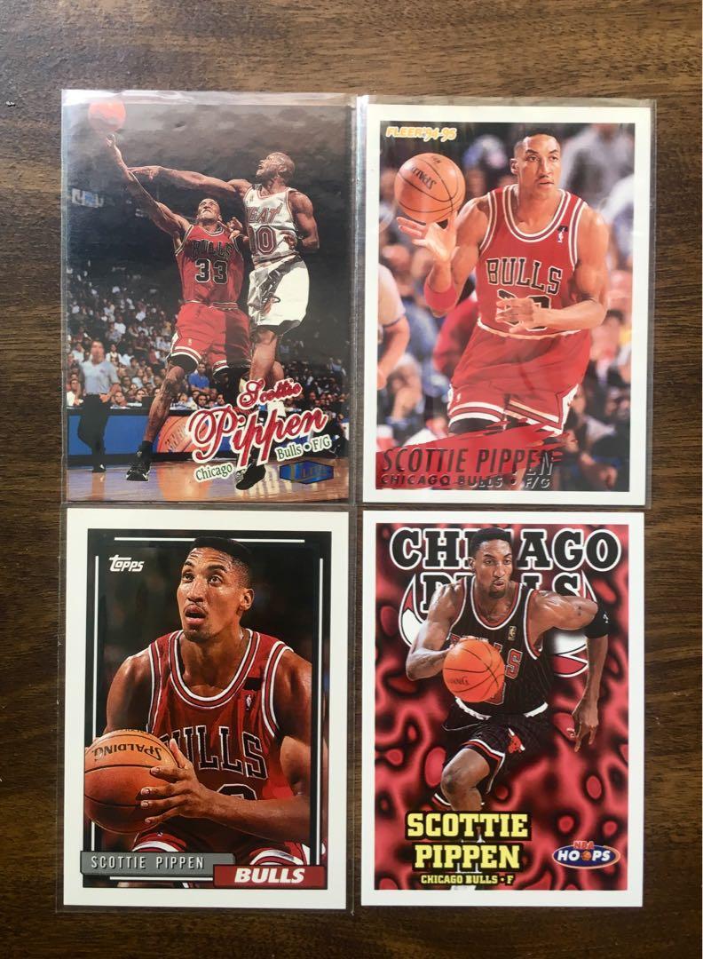 Scottie Pippen lot of 4 NBA basketball cards, Hobbies & Toys, Memorabilia &  Collectibles, Vintage Collectibles on Carousell