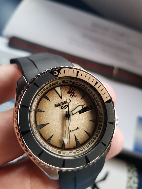 Seiko 5 Naruto Gaara LE 6500 42.5mm Auto Luxury Watches on Carousell