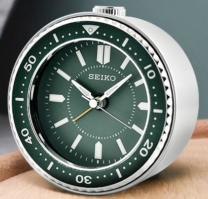 Seiko Mai Desk Bedside Alarm Clock - Diver Inspired Watch Style, Luxury,  Watches on Carousell