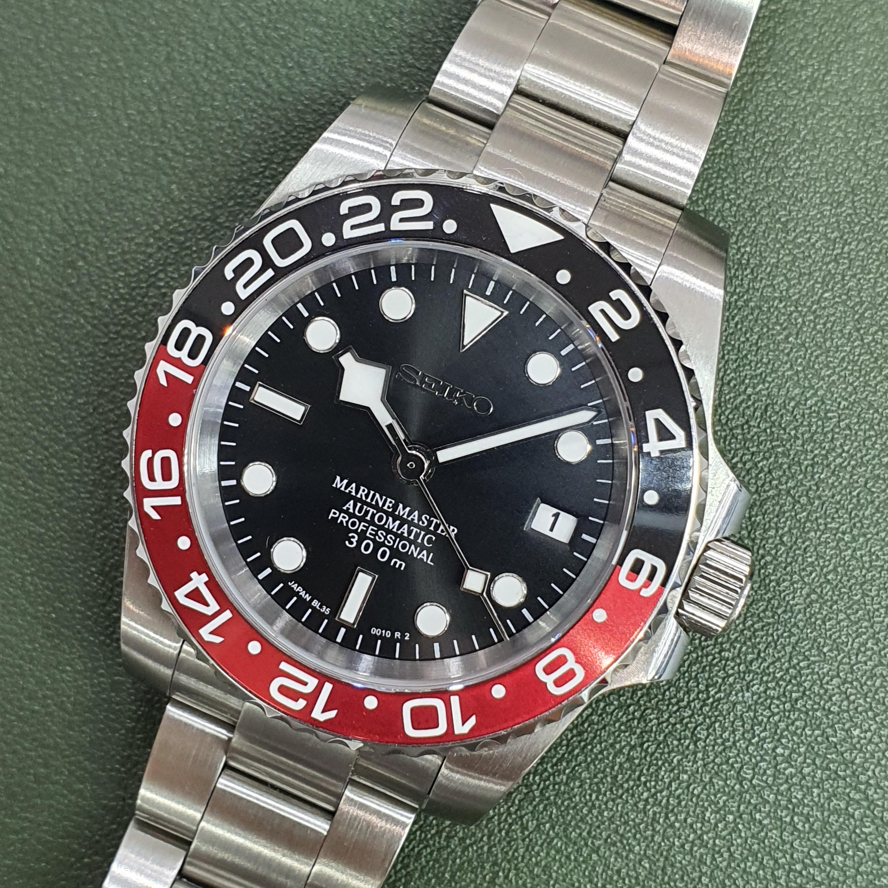 Seiko MOD GMT Coke Marinemaster Automatic, Men's Fashion, Watches &  Accessories, Watches on Carousell