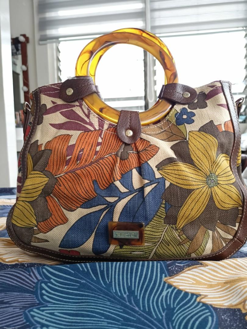 Relic Brand Collection Floral Purse Handbag With Wooden Handles | eBay