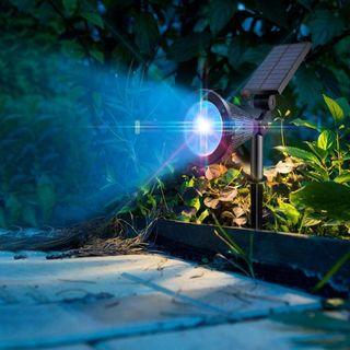 Solar Powered Lawn Lamp Waterproof LED Spotlight